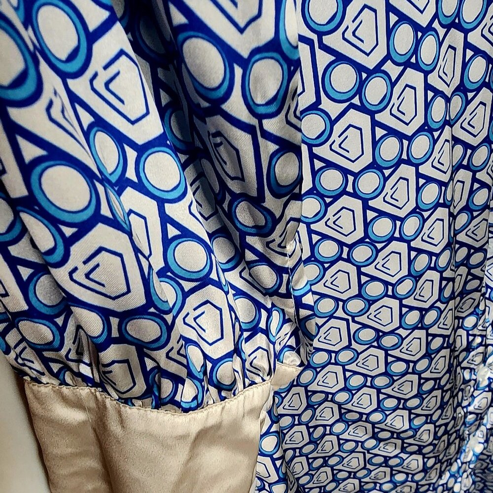Blue office dress - Picture 3 of 6